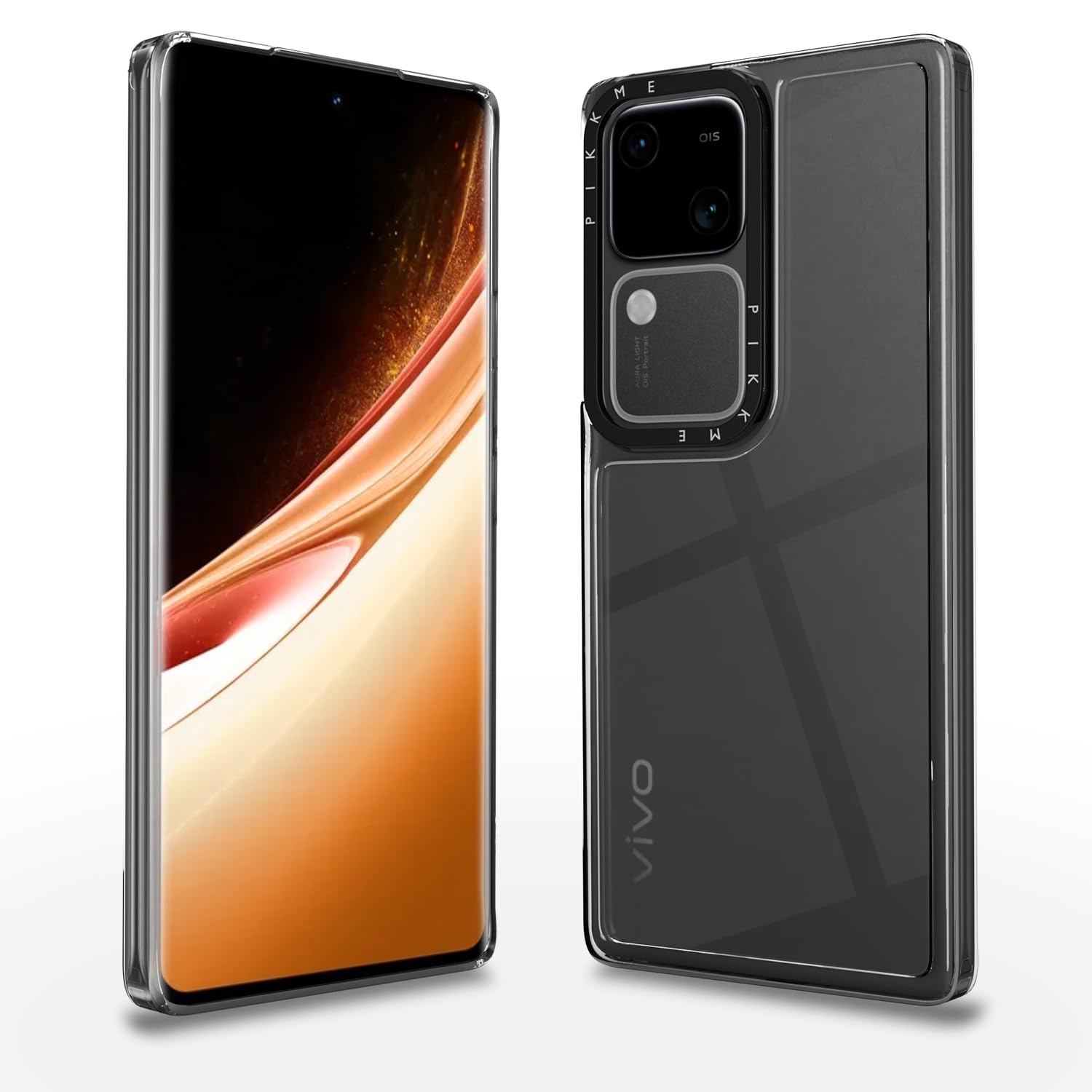Pikkme Vivo V30/V30 Pro 5G Hybrid transparent mobile back cover