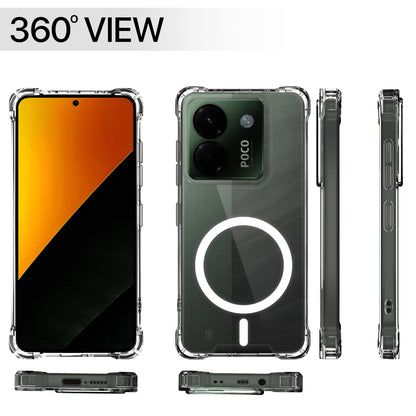 Pikkme transparent mag-safe mobile cover for Poco M7 Pro 5G – photo 7