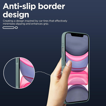 Green Liquid Silicone phone cover for iPhone 11 – Pikkme – photo 4