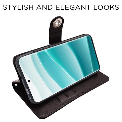 Redmi Note 14 Pro/Note 14 Pro Plus 5G mobile flip cover in coffee by Pikkme – photo 2