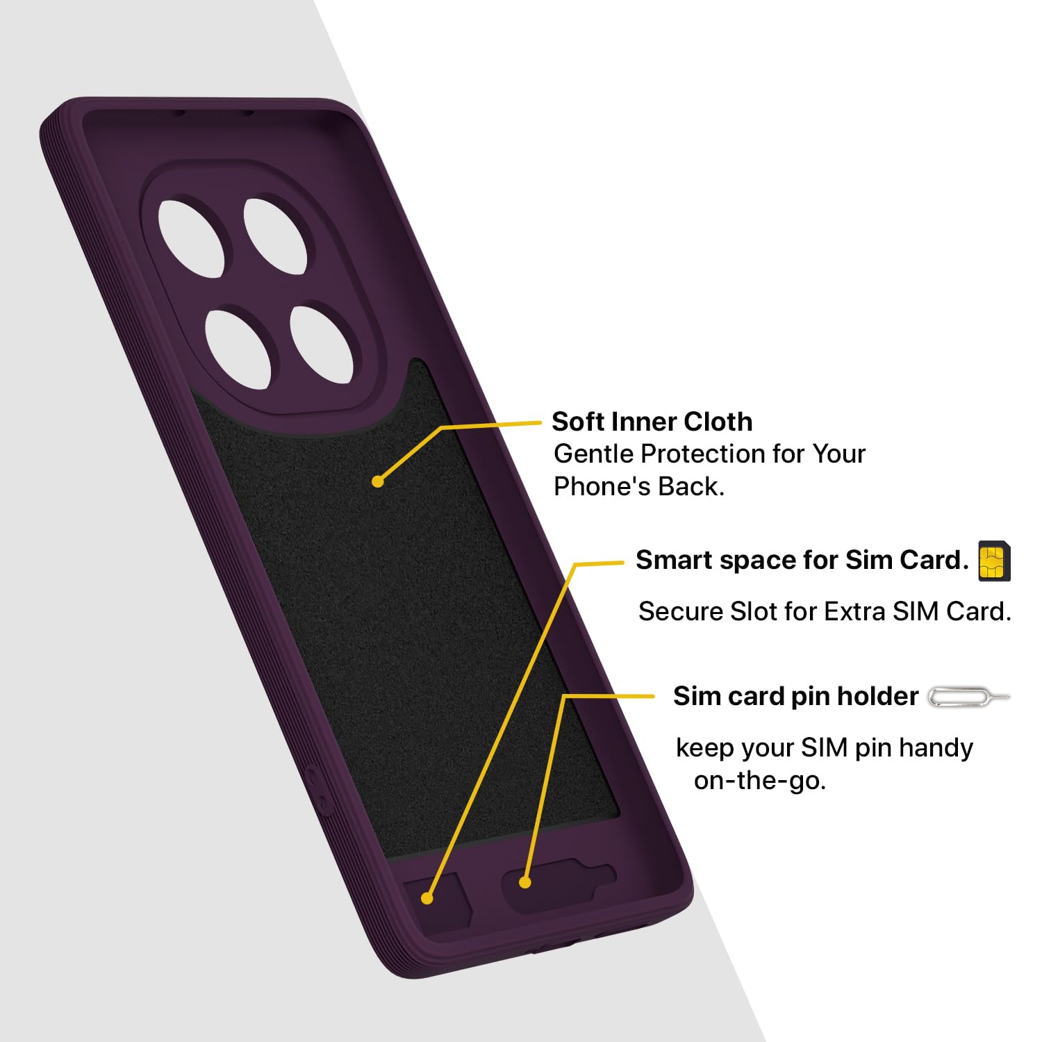 Purple mobile back cover for Redmi Note 15 5G – Pikkme – photo 6