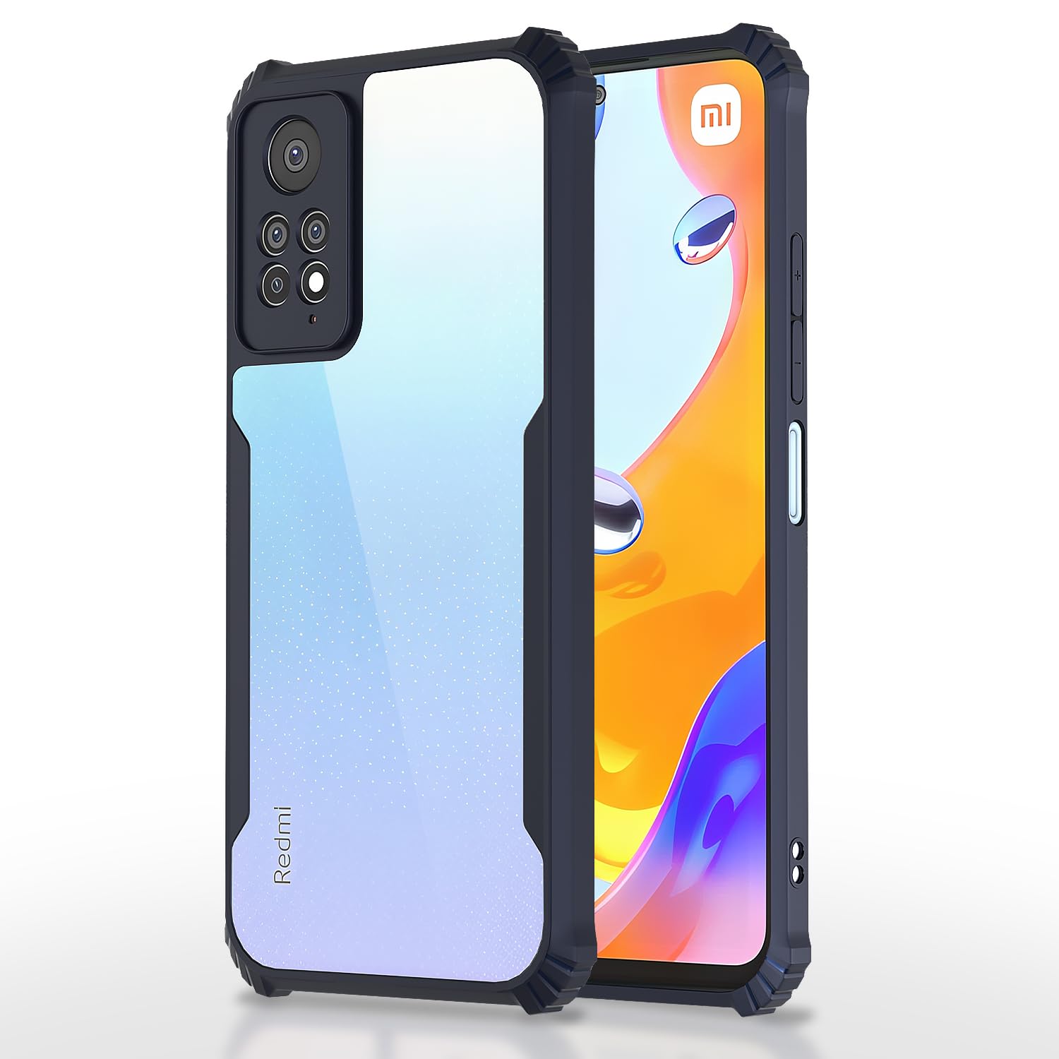 Pikkme Redmi Note 11 Pro/Note 11 Pro Plus 5G Hybrid blue mobile back cover