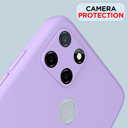 Realme Narzo 30A/20/C12/C25s/C25 Matte mobile back cover in purple by Pikkme – photo 5