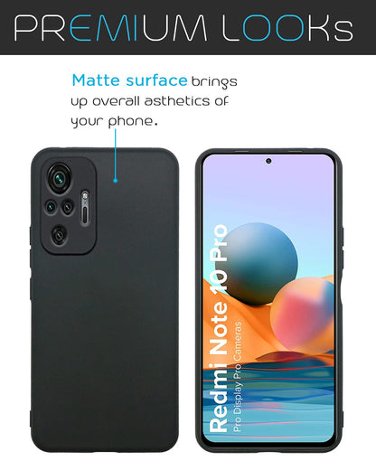 Pikkme black Matte back cover for Redmi Note 10 Pro/Note 10 Pro Max – photo 3