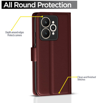 Pikkme brown Wallet flip case for Realme 15 Pro 5G – photo 4