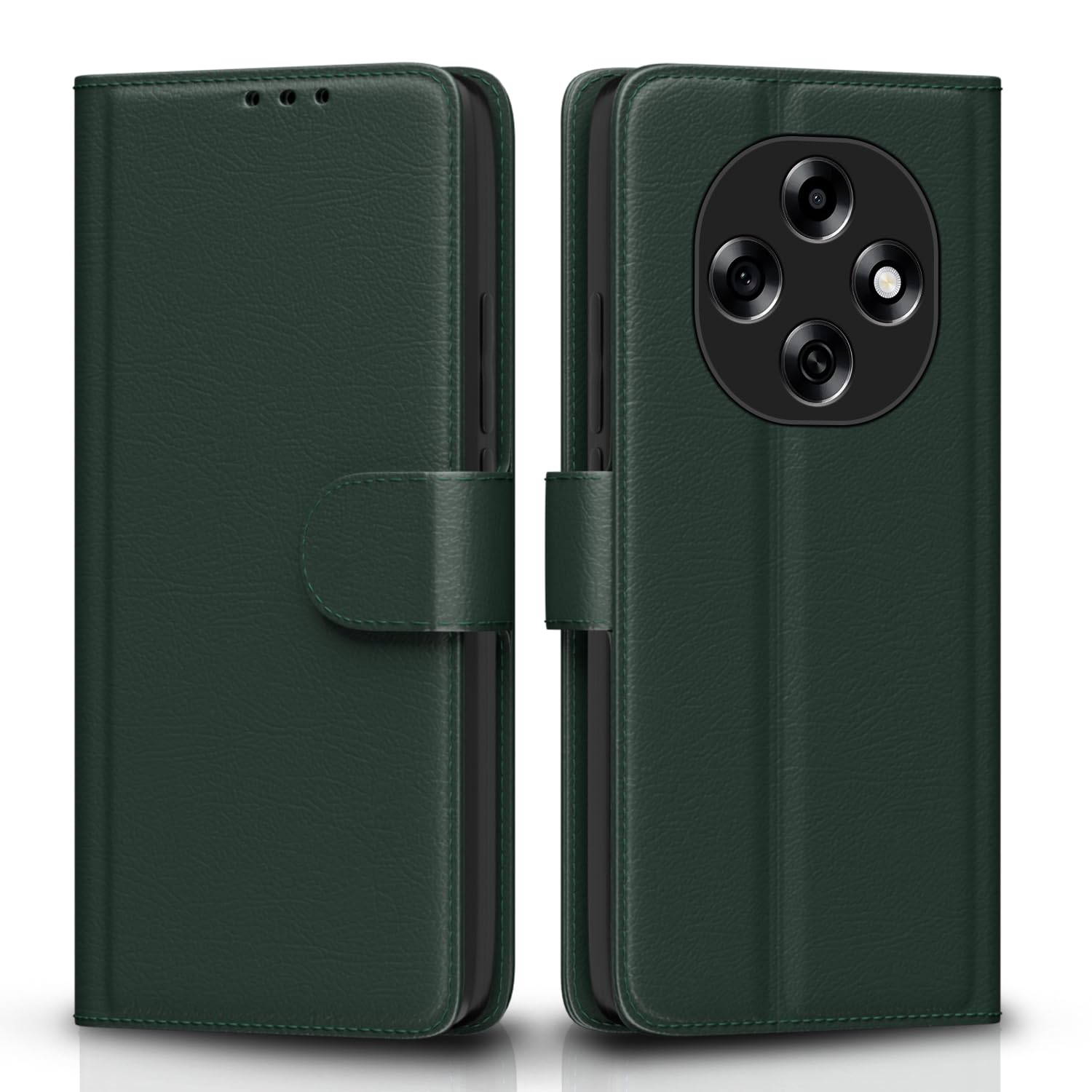 Pikkme green wallet flip cover for Oppo F31 Pro 5G