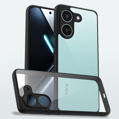 Pikkme black mobile cover for Poco X8 Pro 5G