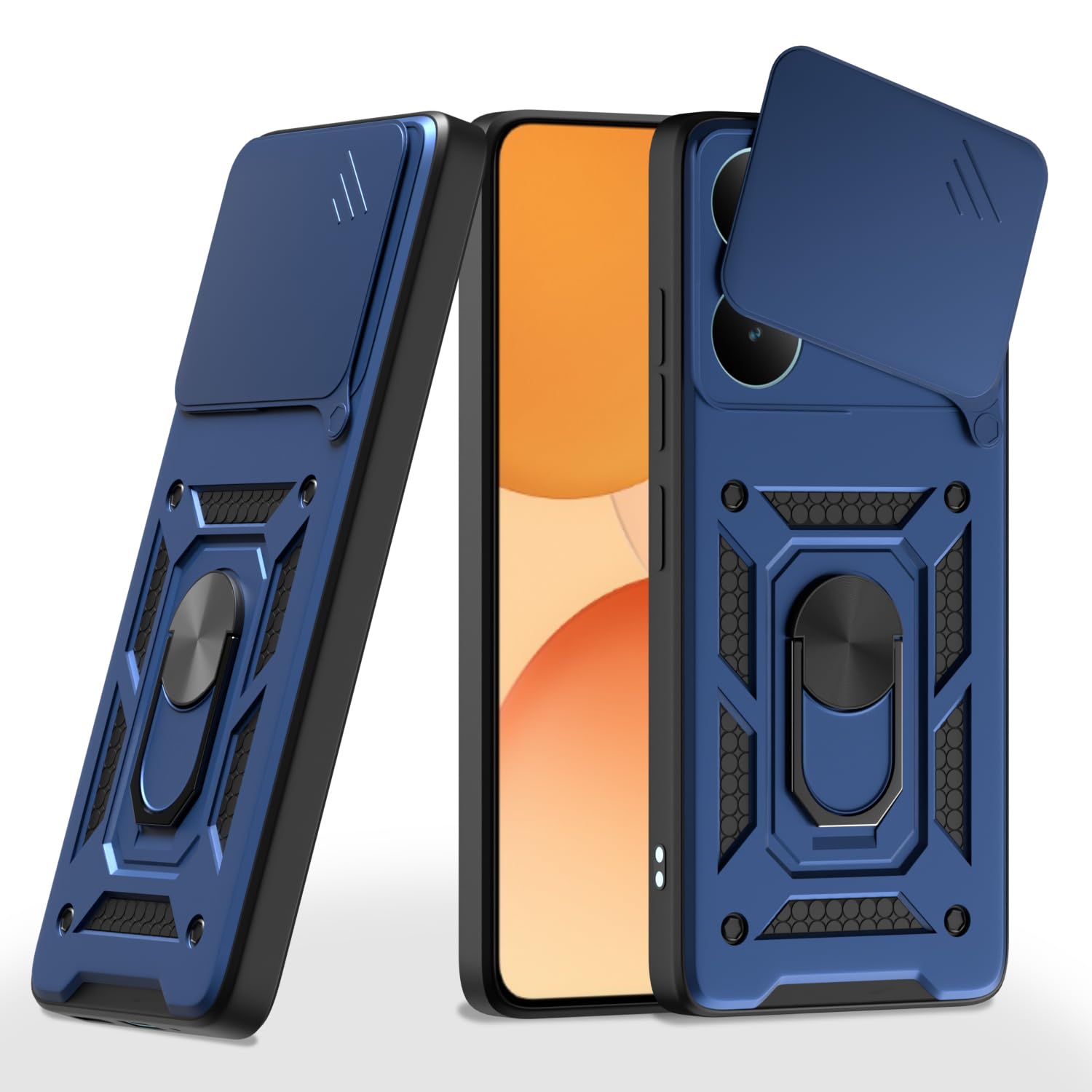Realme P4 Pro 5G back cover in blue by Pikkme