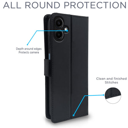 Pikkme black Wallet mobile flip cover for Samsung A06 – photo 4