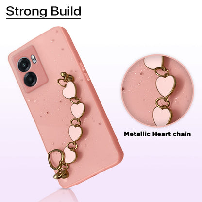 Pikkme pink Chain back cover for Realme Narzo 50/Oppo K10 5G – photo 2