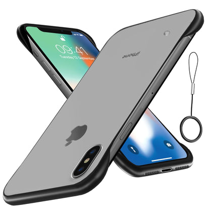 iPhone X/Xs  Frameless Back Cover -Black