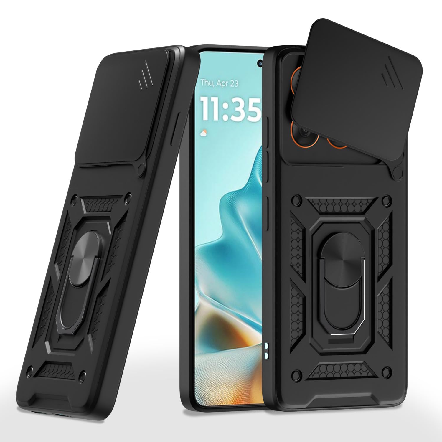 Moto Edge 70 5G/360 phone cover in black by Pikkme