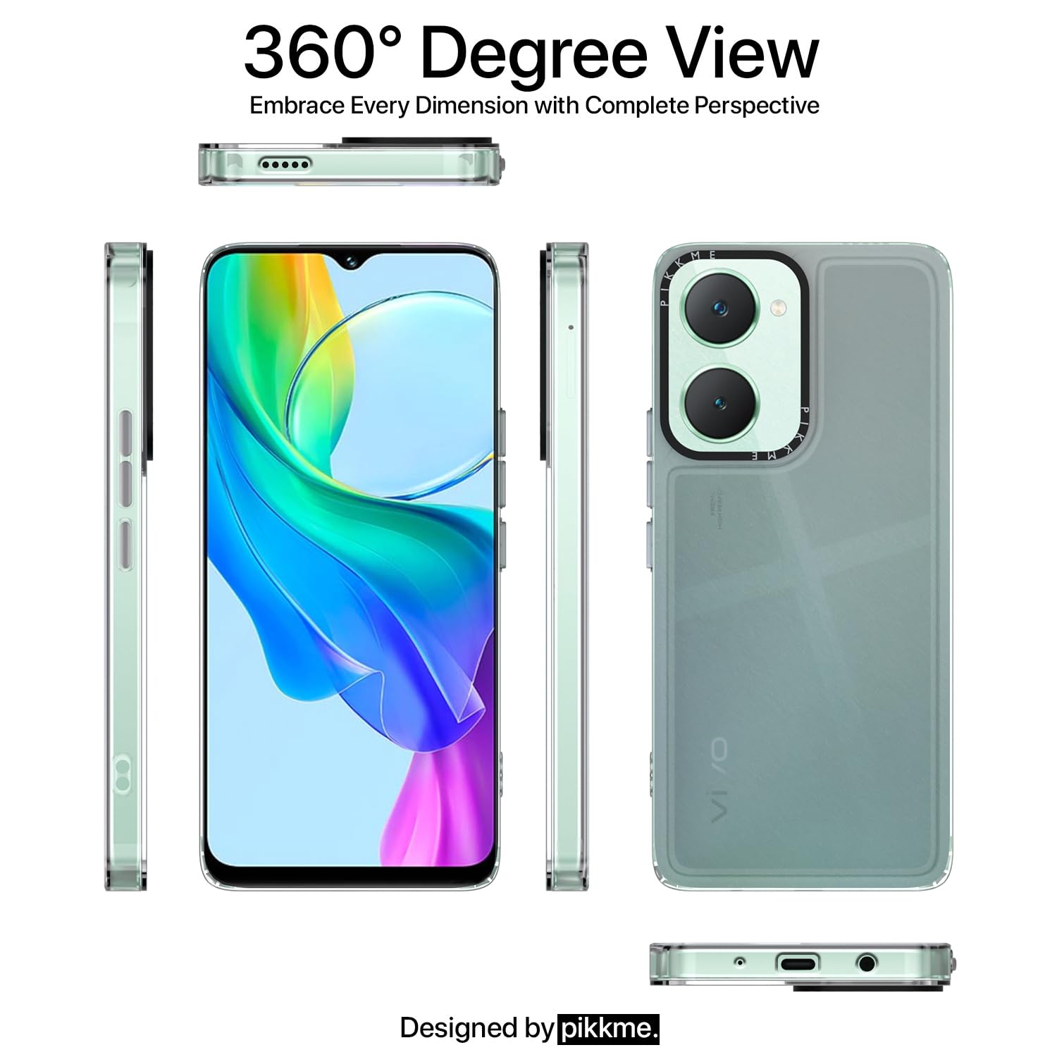 Transparent back cover for Vivo Y03 4G – Pikkme – photo 2
