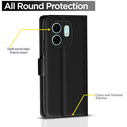 Pikkme Infinix Smart 9 black flip cover – photo 4