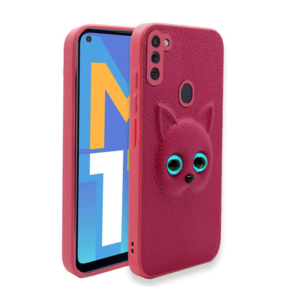  Samsung Galaaxy M11 Kitty Back Cover -Pink