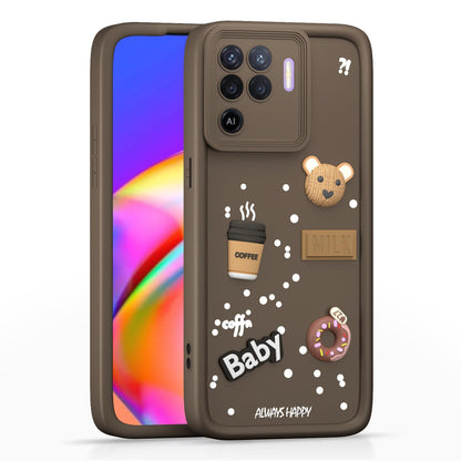 Pikkme Oppo F19 Pro brown back cover