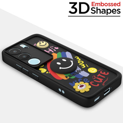 Vivo V29/V29 Pro 5G phone cover in black by Pikkme – photo 3