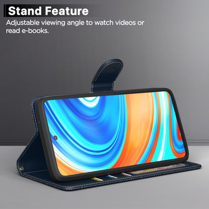 Blue Wallet wallet flip cover for Redmi Note 9 Pro/Note 9 Pro Max/Poco M2 Pro/Note 10 Lite – Pikkme – photo 3