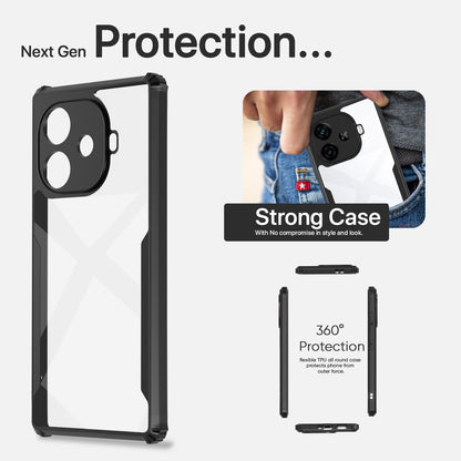 iQOO Z9x Turbo/Vivo Y200 GT 5G Clear back cover in black by Pikkme – photo 6