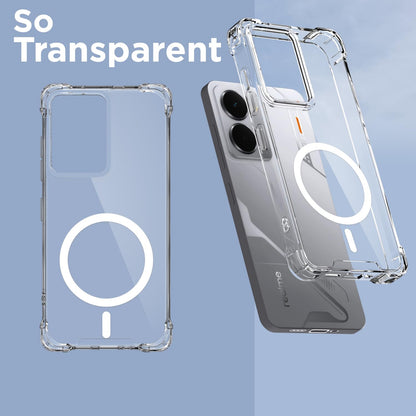 Transparent mag-safe MagSafe mobile cover for Realme P3 5G – Pikkme – photo 2