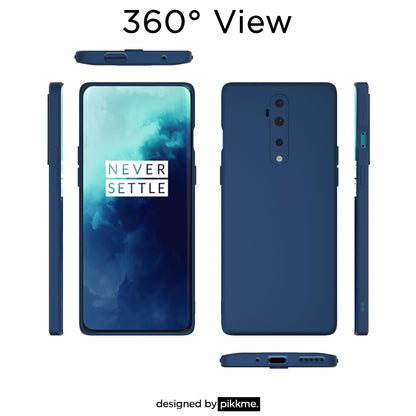 OnePlus 7T Pro Matte back cover in blue by Pikkme – photo 3