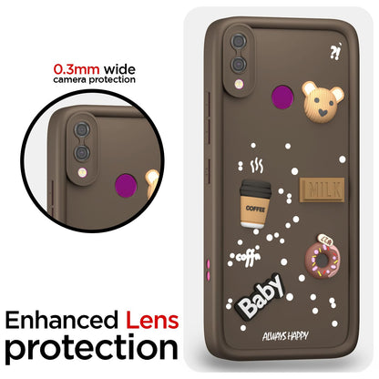 Brown Silicone mobile back cover for Redmi Note 7/Note 7 Pro/Note 7s – Pikkme – photo 5
