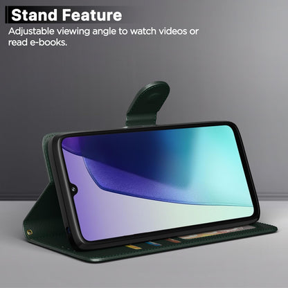 Pikkme Redmi A4/14C/Poco C75 5G Wallet green mobile flip cover – photo 3