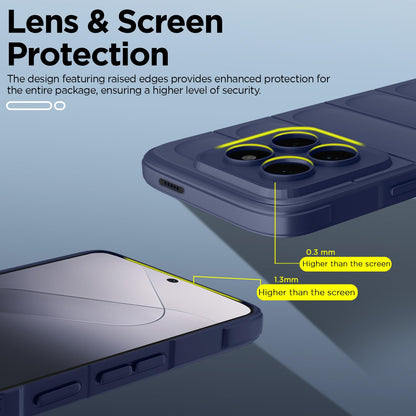 Pikkme Xiaomi 14 Pro 5G ZigZag Back Cover (Blue)