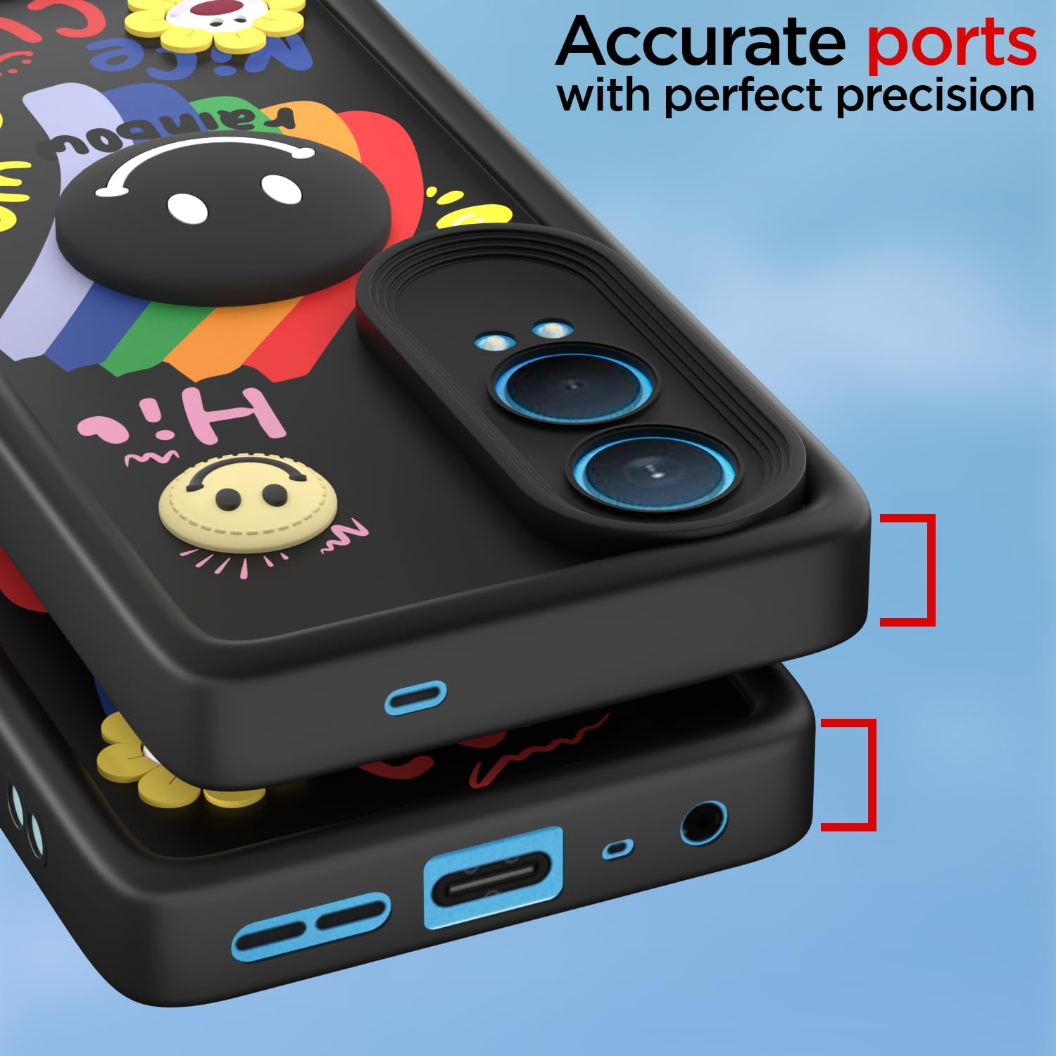 Pikkme black phone cover for OnePlus Nord CE 4 Lite 5G – photo 4