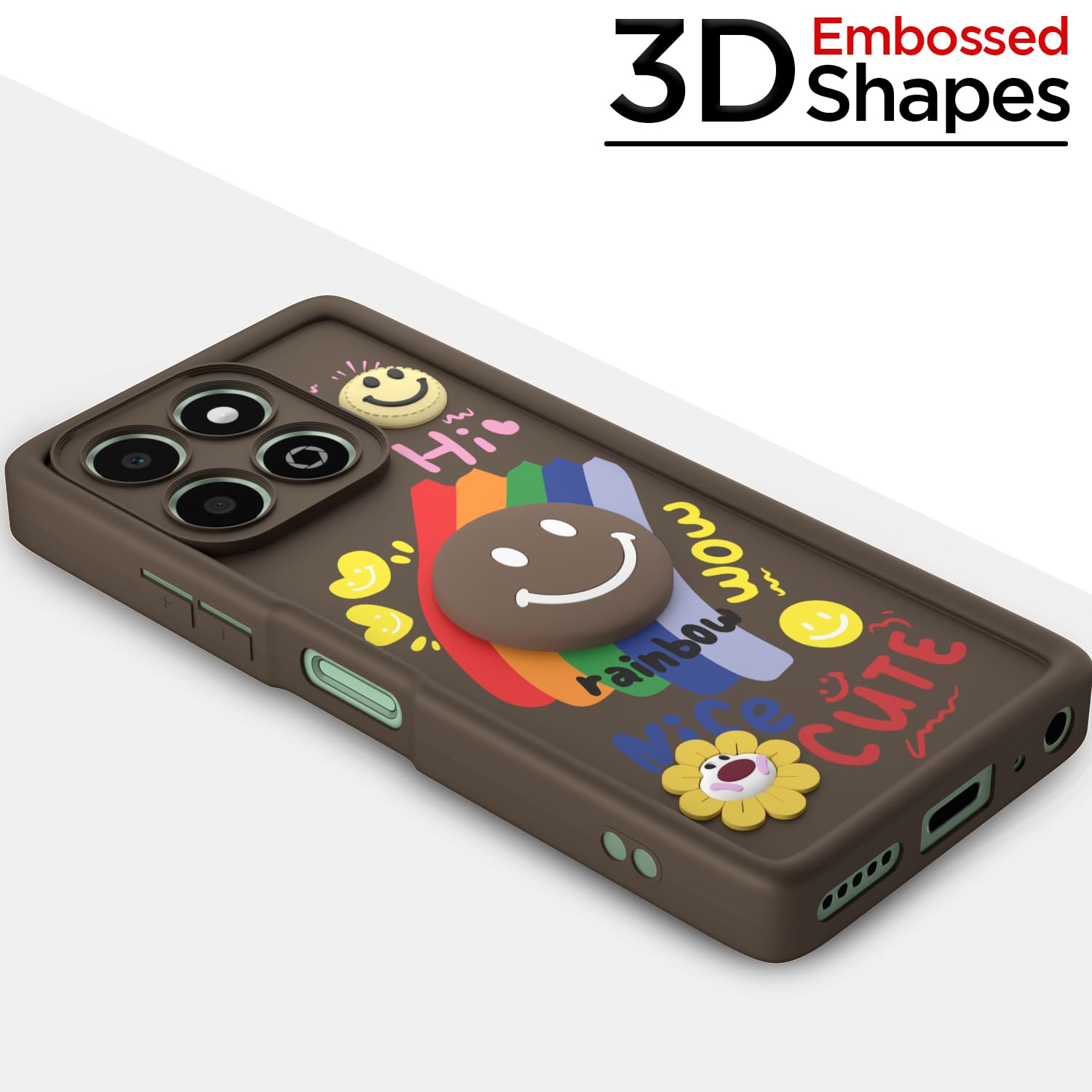 Pikkme brown Soft Silicone back cover for Honor X6b – photo 3