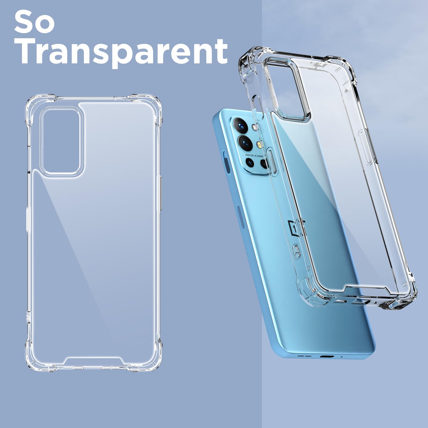 Pikkme OnePlus 9R/8T transparent back cover – photo 2