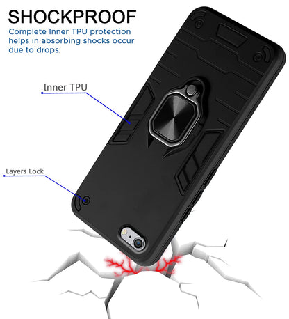 Pikkme iPhone 6 Plus, iPhone 6 Plus D5 Tough Armor black mobile back cover – photo 4