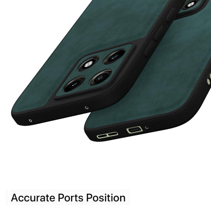 Pikkme Moto Edge 70 Pro 5G Leather green back cover – photo 4