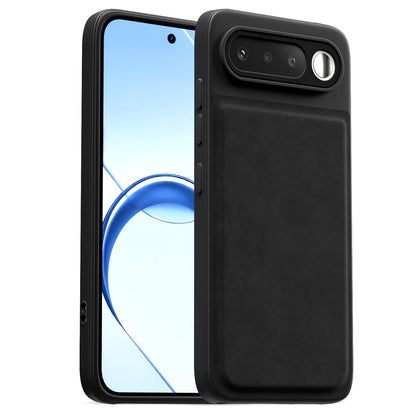 Realme 16 5G Leather phone cover in black by Pikkme