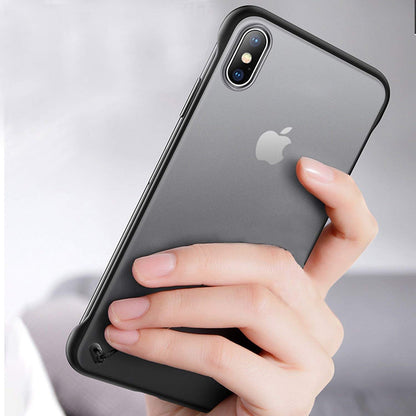 Black Frameless phone cover for iPhone X/XS – Pikkme – photo 4