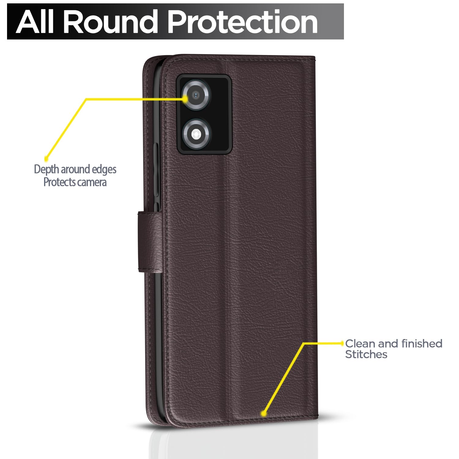 Coffee Wallet flip case for Moto E13 – Pikkme – photo 4