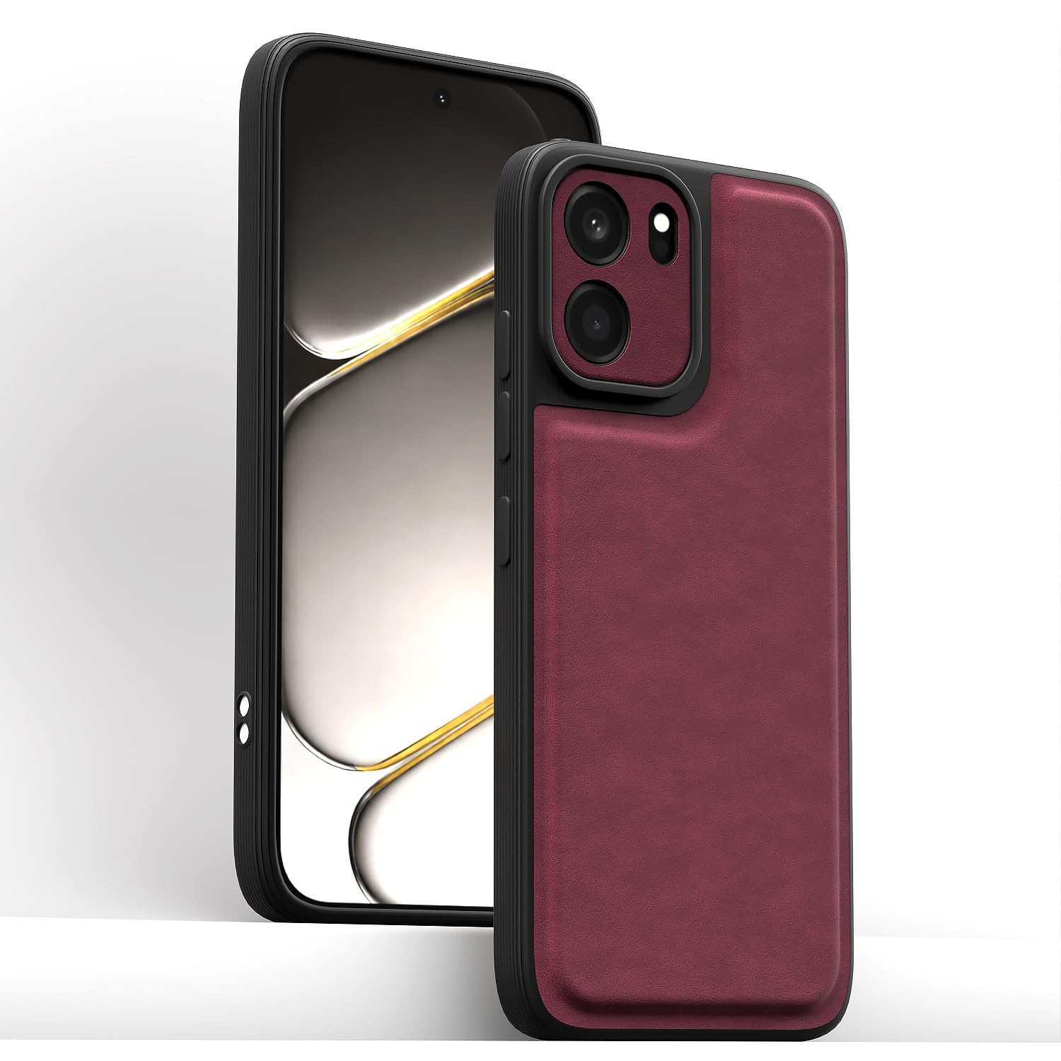 Pikkme purple Leather mobile back cover for OnePlus Nord CE 6 5G – photo 2