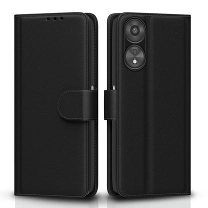 Pikkme Oppo A78 5G Wallet black flip case