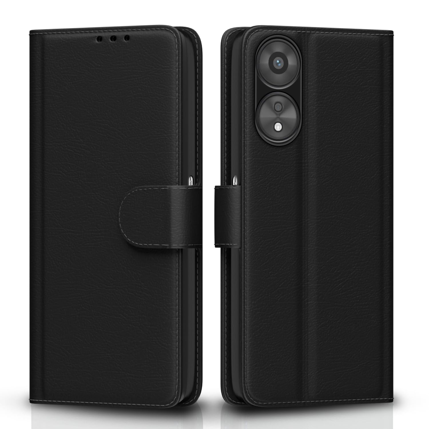 Pikkme Oppo A78 5G Wallet black flip case