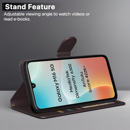 Coffee Wallet flip case for Samsung M16 5G – Pikkme – photo 3
