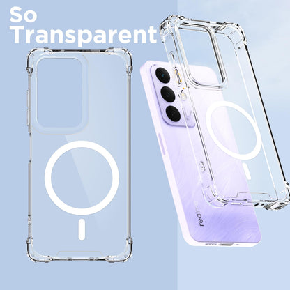 Pikkme transparent mag-safe mobile cover for Realme Narzo 90X/C85/15X 5G – photo 2