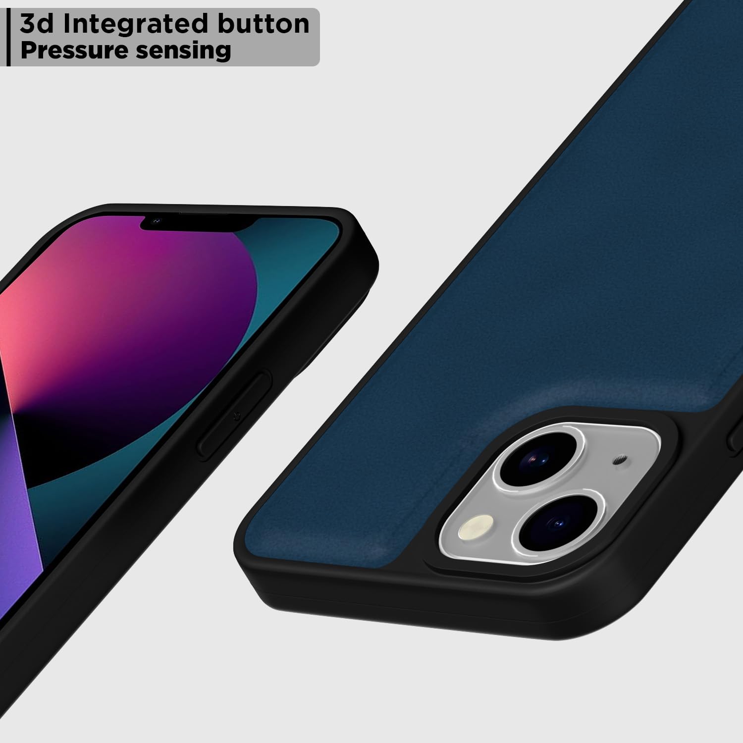 Pikkme iPhone 13 Leather blue back cover – photo 6