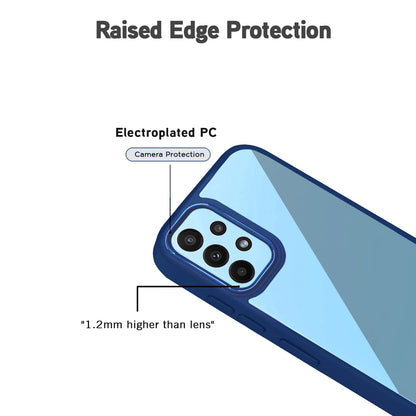 Pikkme Samsung A73 5G Chrome blue back cover – photo 4