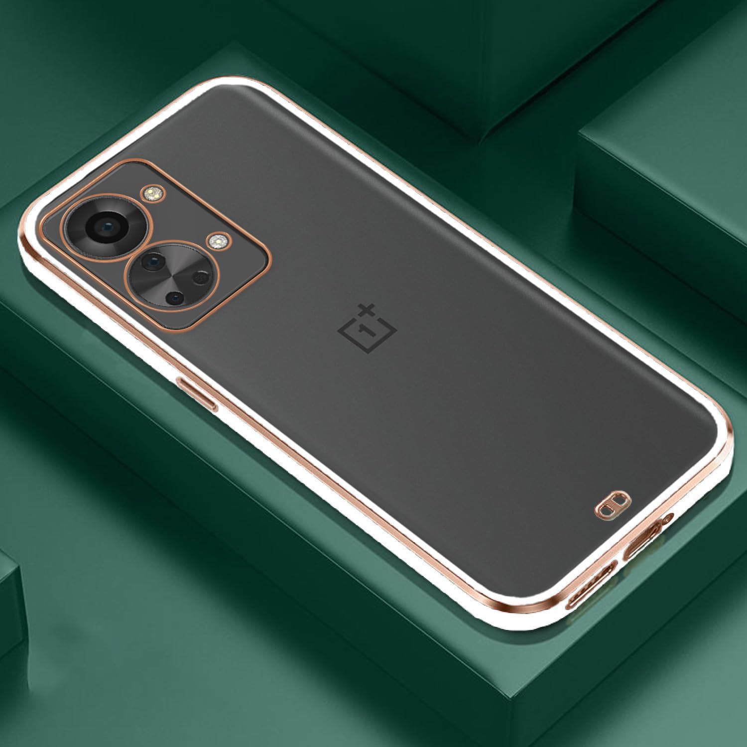 OnePlus Nord 2T 5G Chrome mobile back cover in white by Pikkme – photo 4