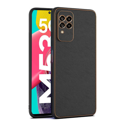Samsung M53 5G mobile back cover in black by Pikkme