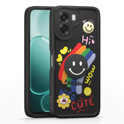 Oppo A6X 5G mobile cover in black by Pikkme