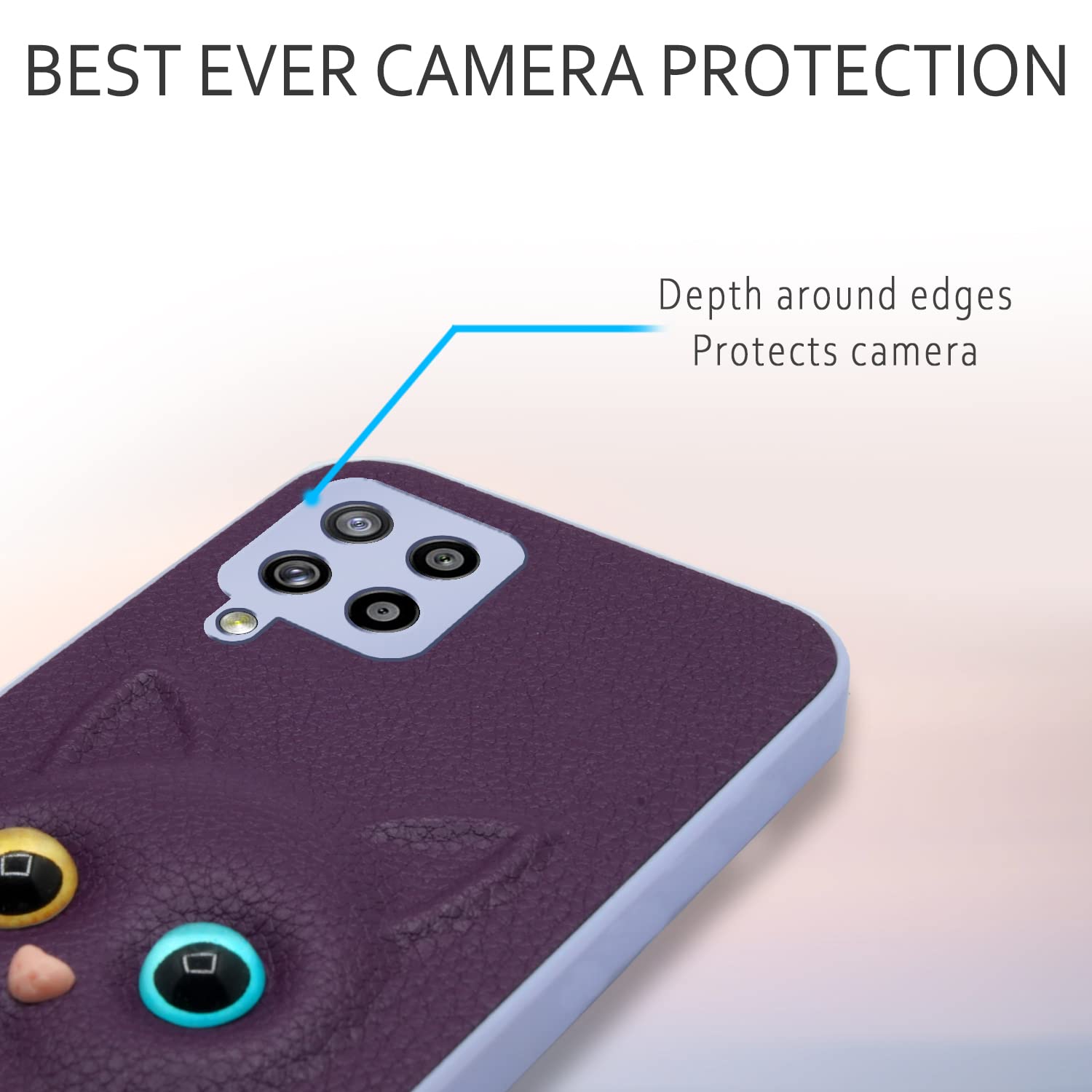 Pikkme Samsung M42 5G purple mobile cover – photo 4