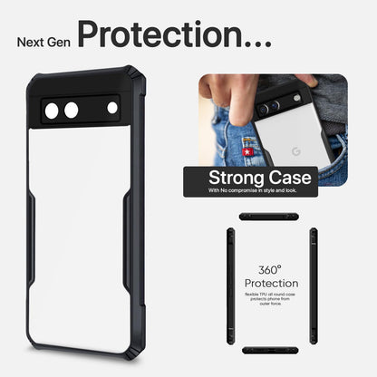 Pikkme Pixel 7A Eagle Back Cover (Black)