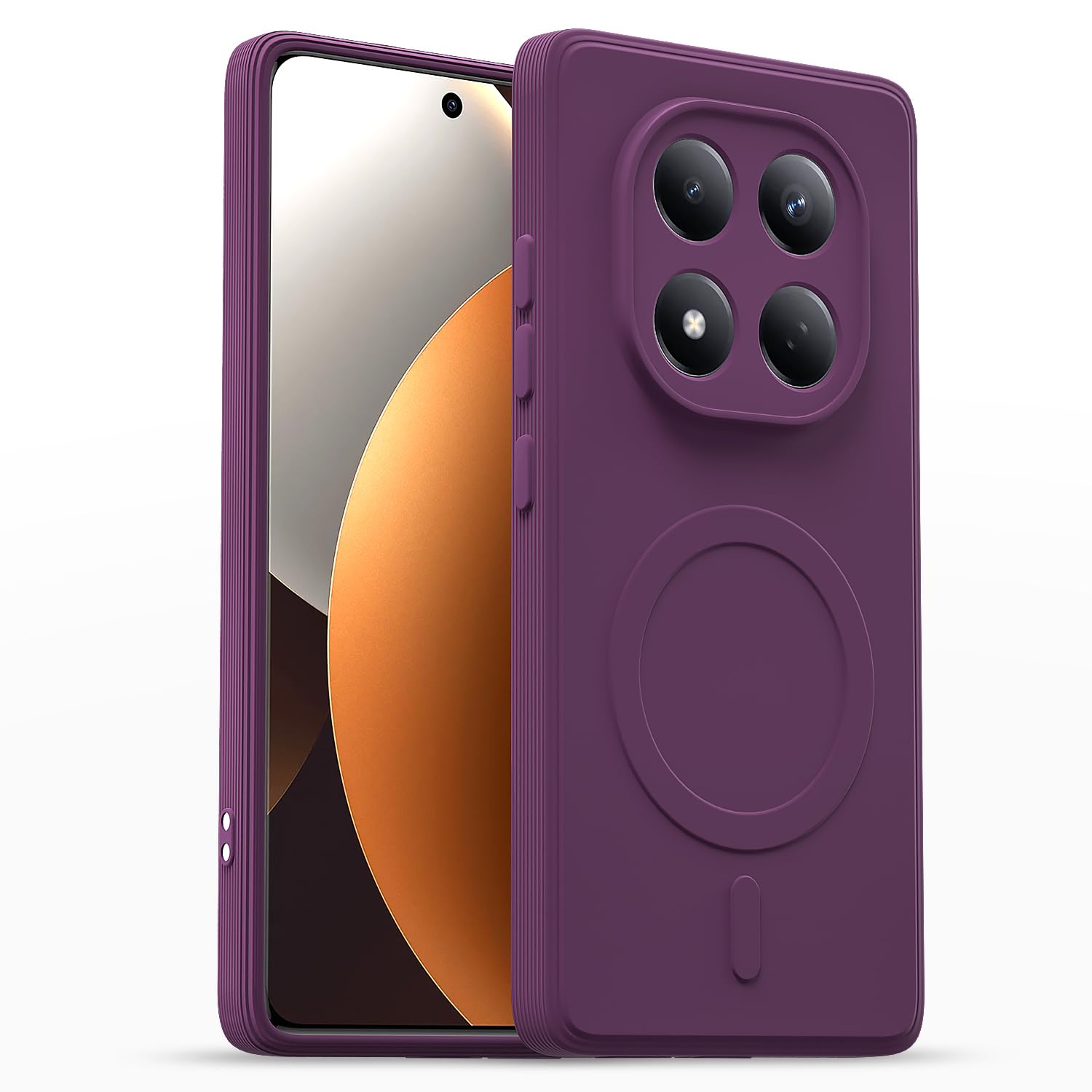 Pikkme purple MagSafe phone cover for Redmi Note 15 Pro 5G