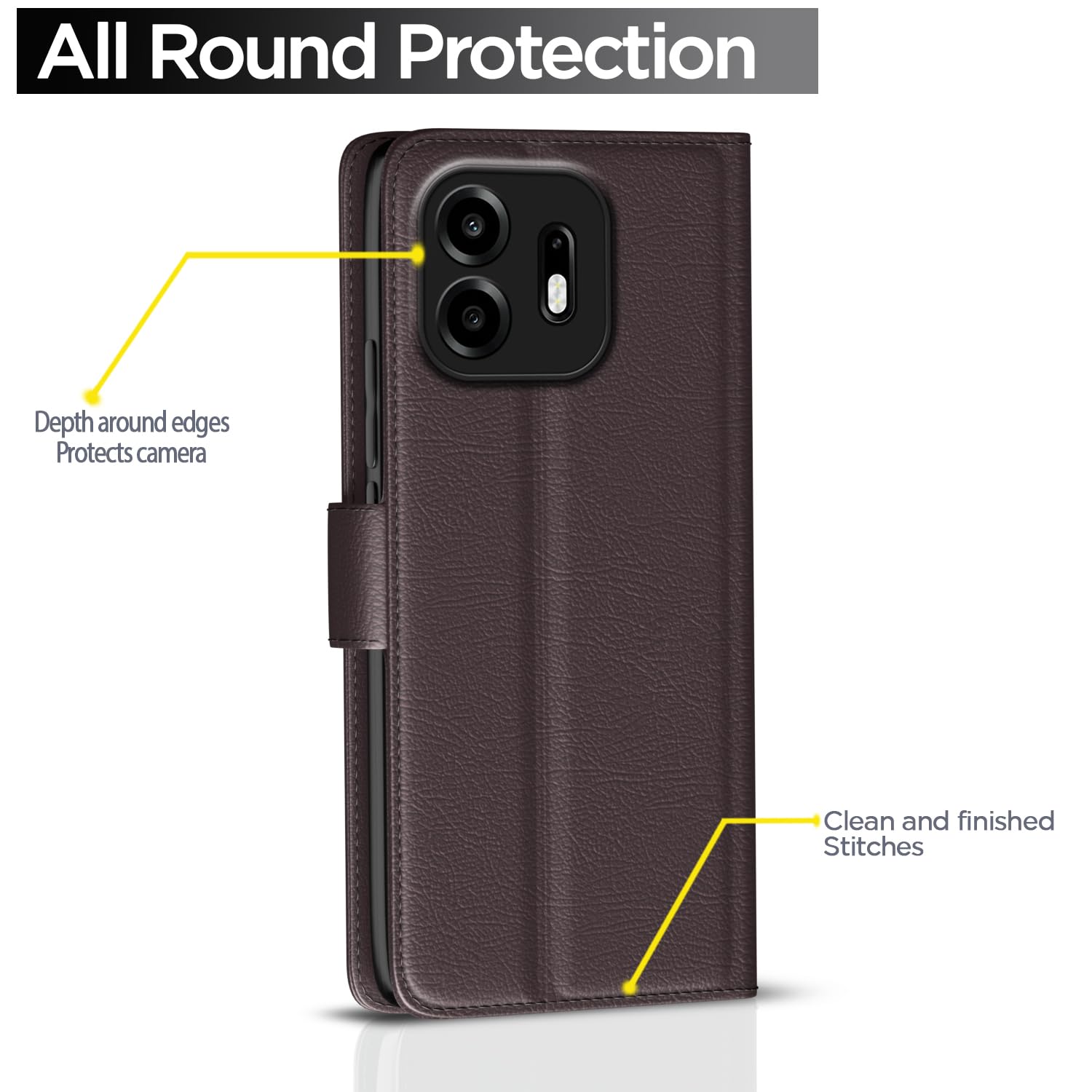 Coffee Wallet flip case for OnePlus N6 5G – Pikkme – photo 4